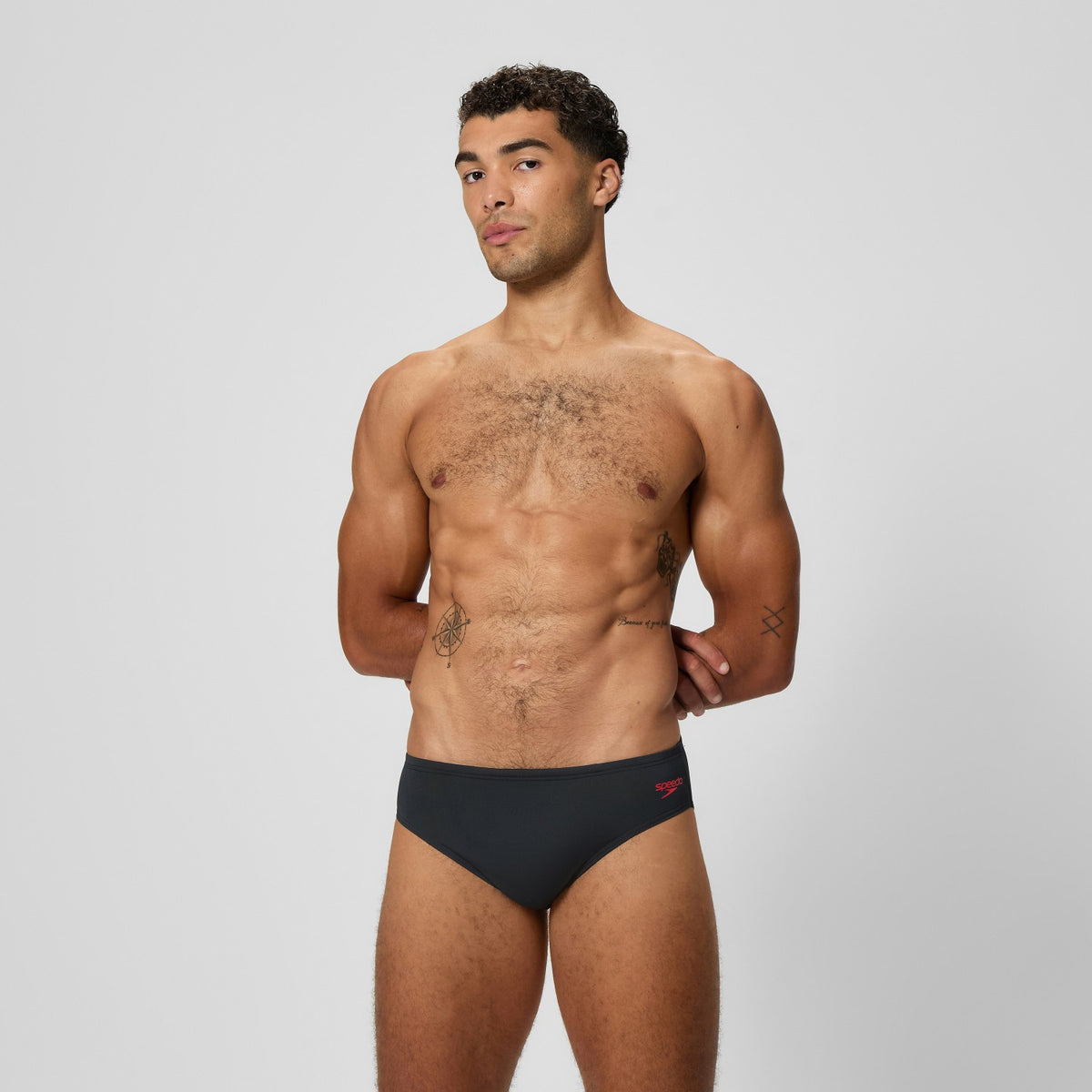 Speedo Hyperboom Brief Black/Red