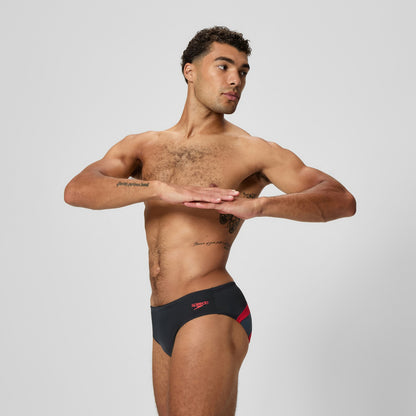 Speedo Hyperboom Brief Black/Red