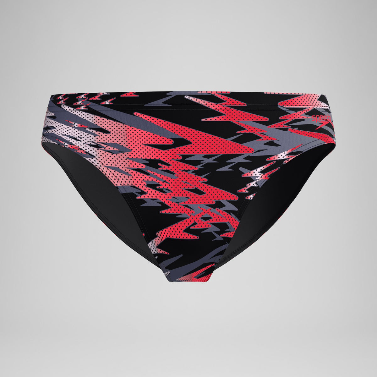 Speedo Hyperboom Printed Brief Black/Red