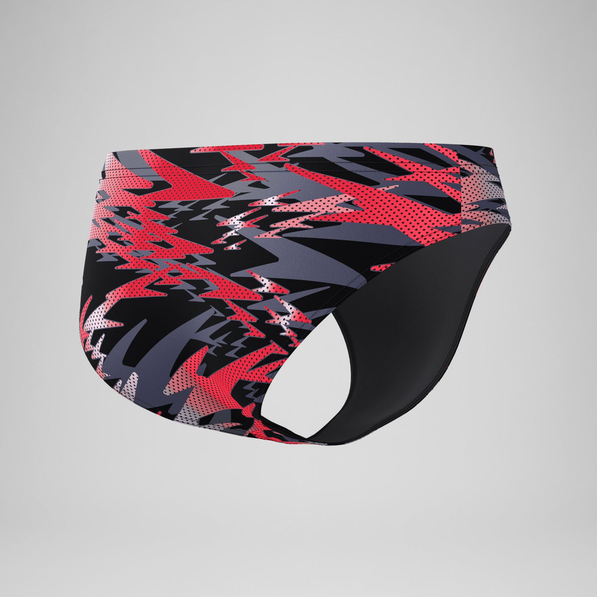 Speedo Hyperboom Printed Brief Black/Red