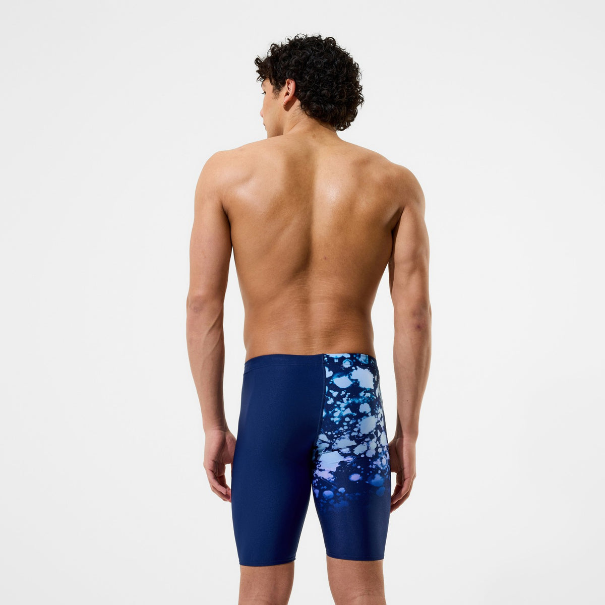 Speedo Club Training Printed Jammer Navy/Blue