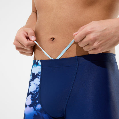 Speedo Club Training Printed Jammer Navy/Blue