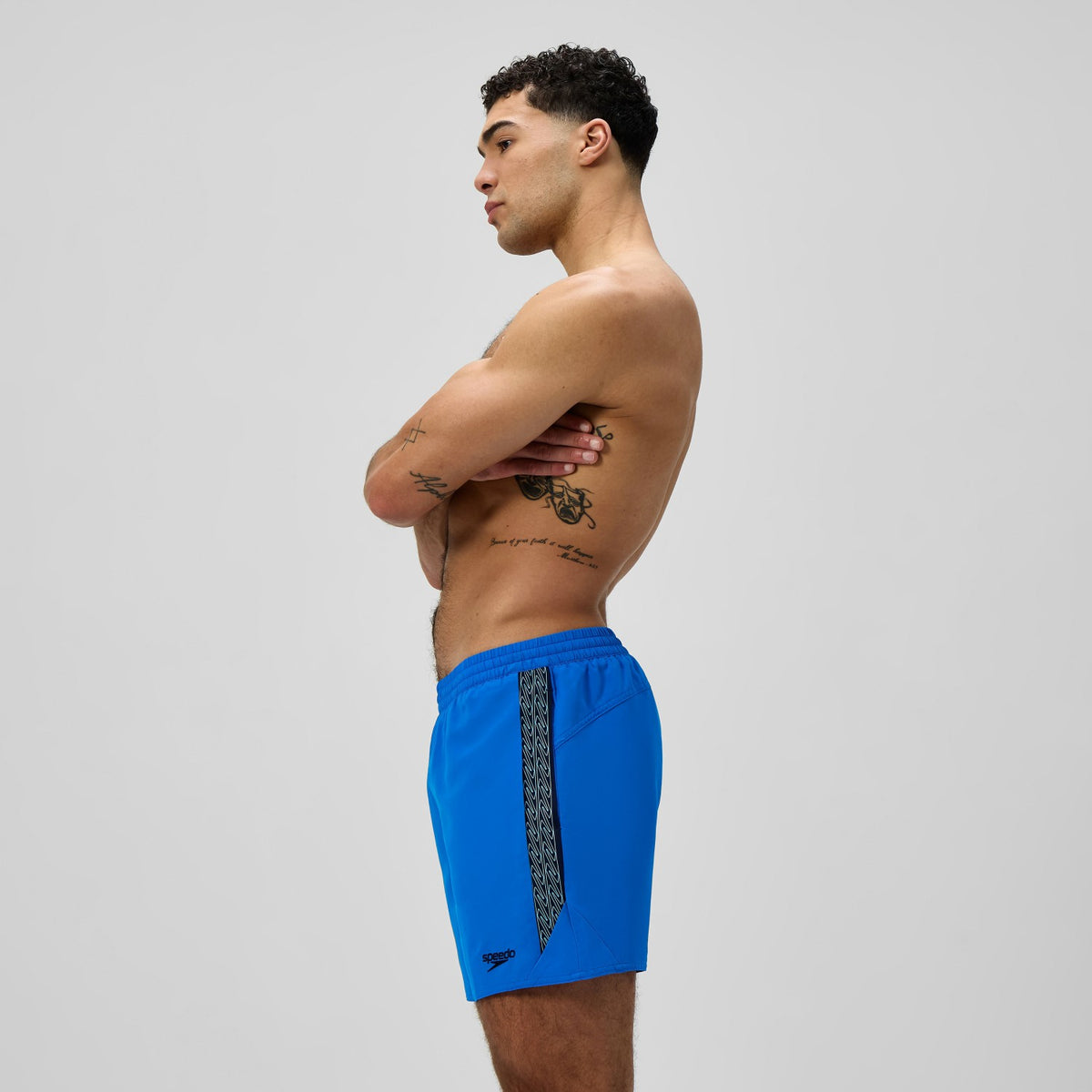 Speedo Hyperboom Splice Swim Shorts Blue/Navy