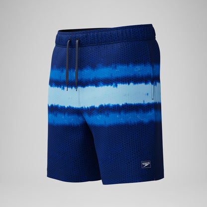 Speedo Redondo Edge Printed Swim Shorts Navy/Blue