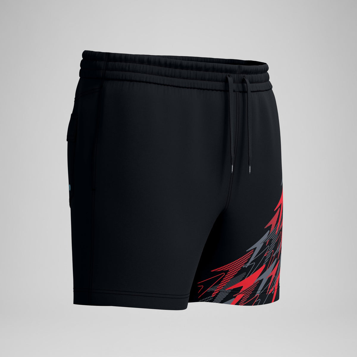 Speedo Medley Logo Swim Shorts Black/Red