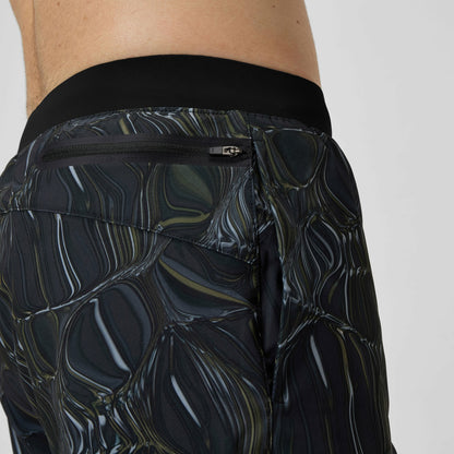 Speedo Print Volley Swim Shorts Black/Grey