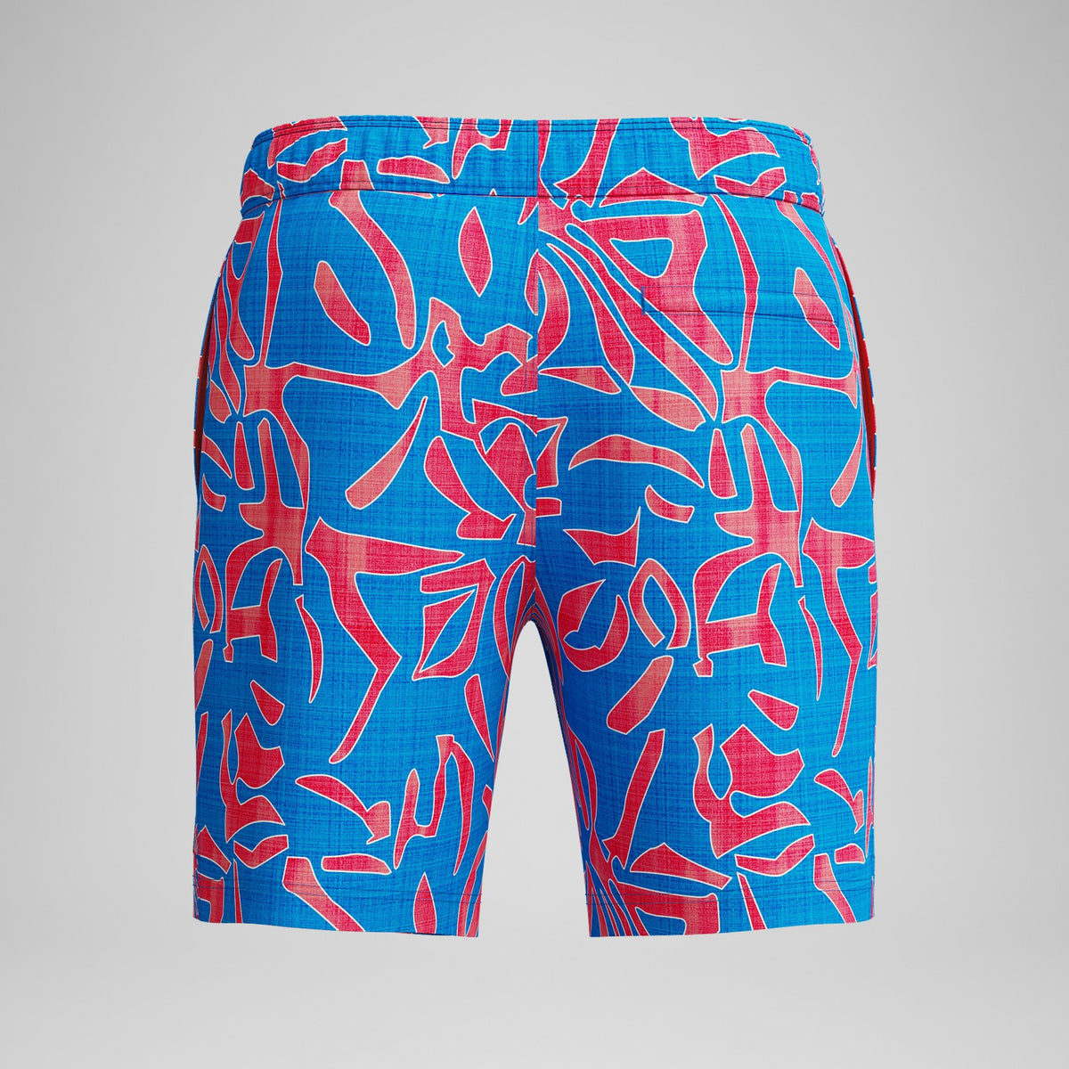 Speedo Redondo Edge Printed Swim Shorts Orange/Blue