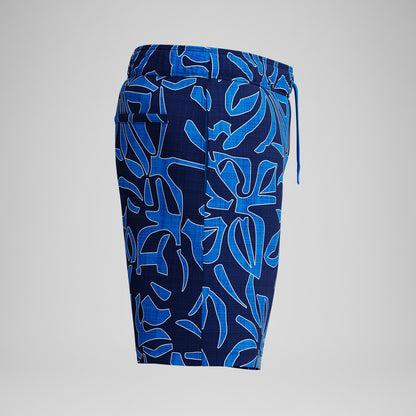 Speedo Redondo Edge Printed Swim Shorts Blue