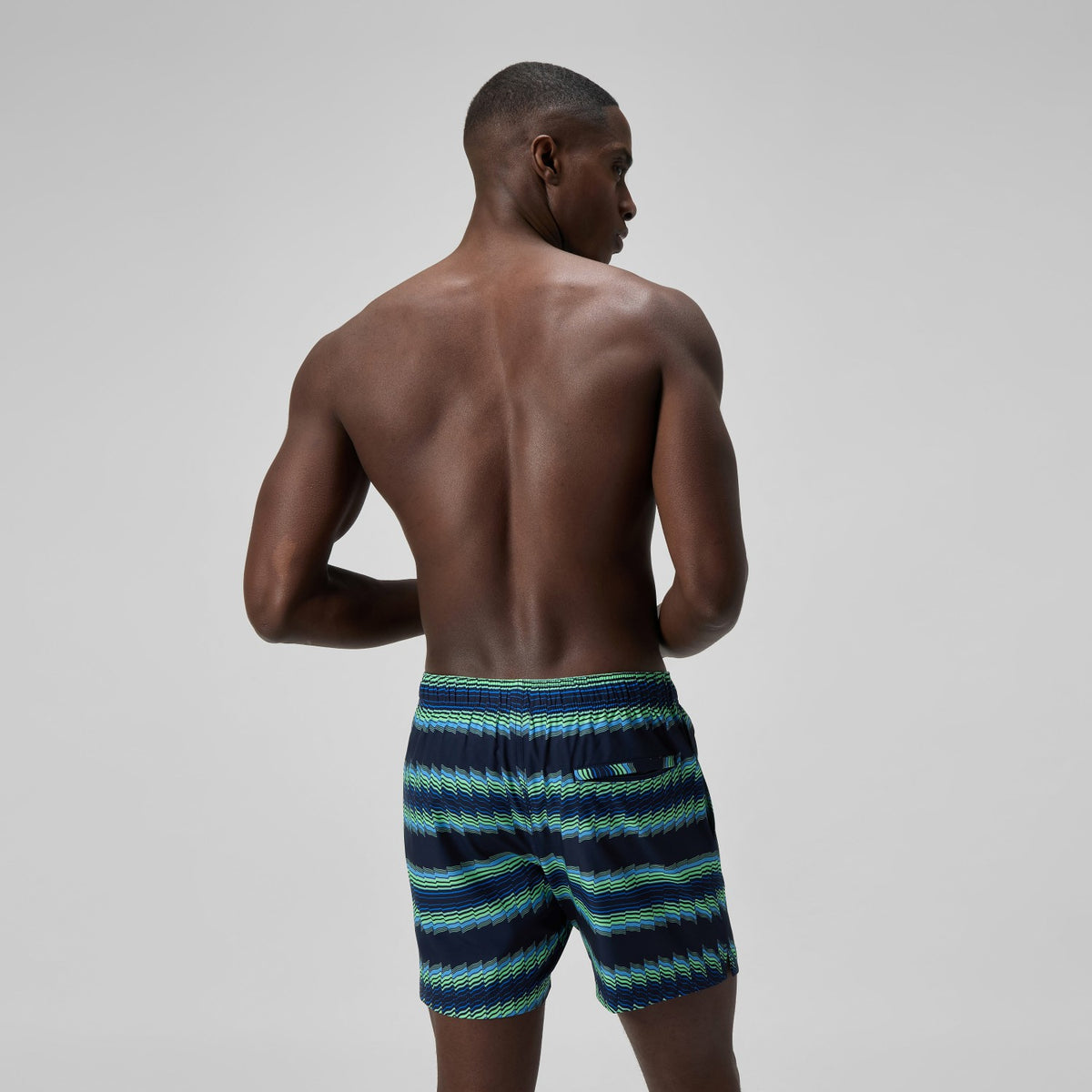 Speedo Redondo Edge Printed Swim Shorts Blue