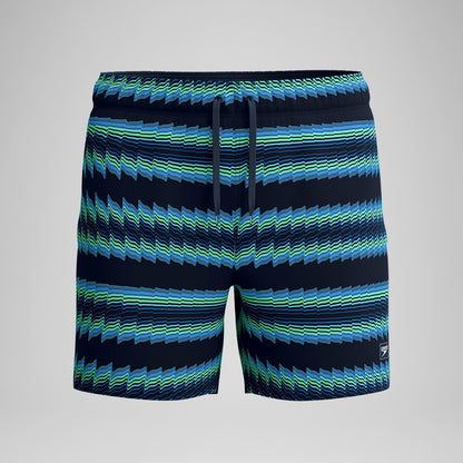 Speedo Redondo Edge Printed Swim Shorts Blue