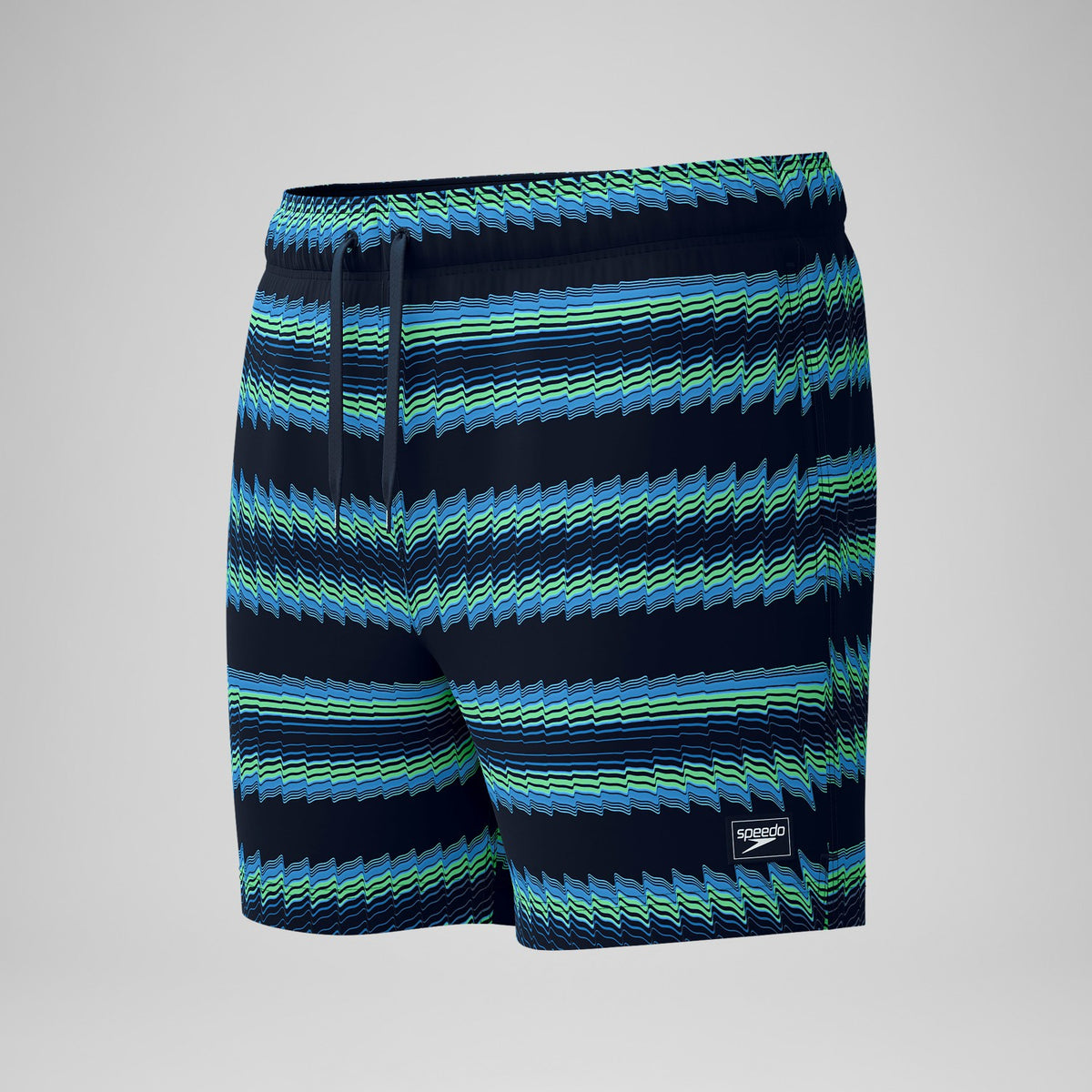 Speedo Redondo Edge Printed Swim Shorts Blue