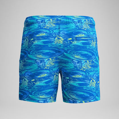 Speedo Redondo Edge Printed Swim Shorts Blue/Green