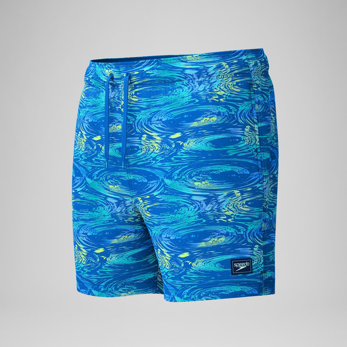 Speedo Redondo Edge Printed Swim Shorts Blue/Green
