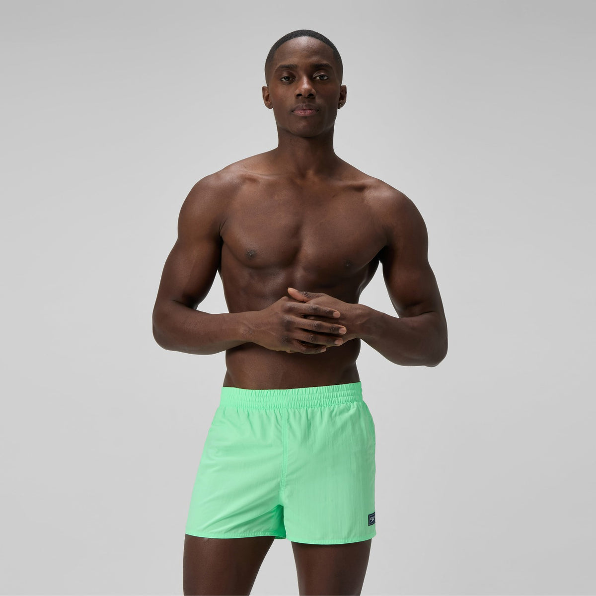 Speedo Retro Solid Swim Shorts Green