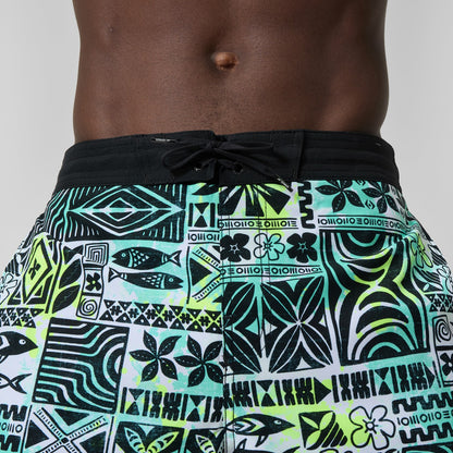 Speedo Printed Bondi Swim Shorts Black/White