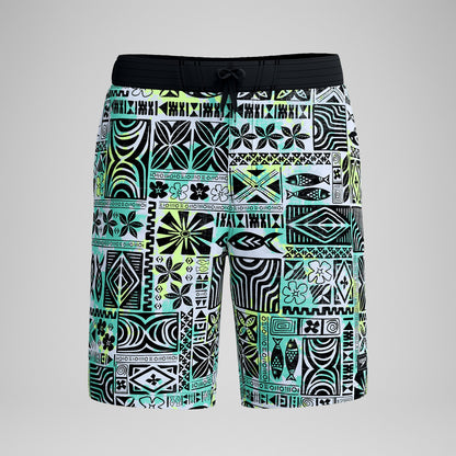 Speedo Printed Bondi Swim Shorts Black/White