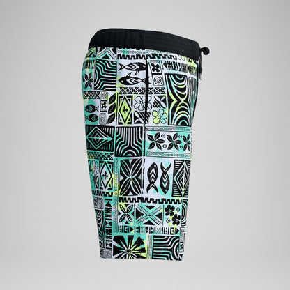 Speedo Printed Bondi Swim Shorts Black/White