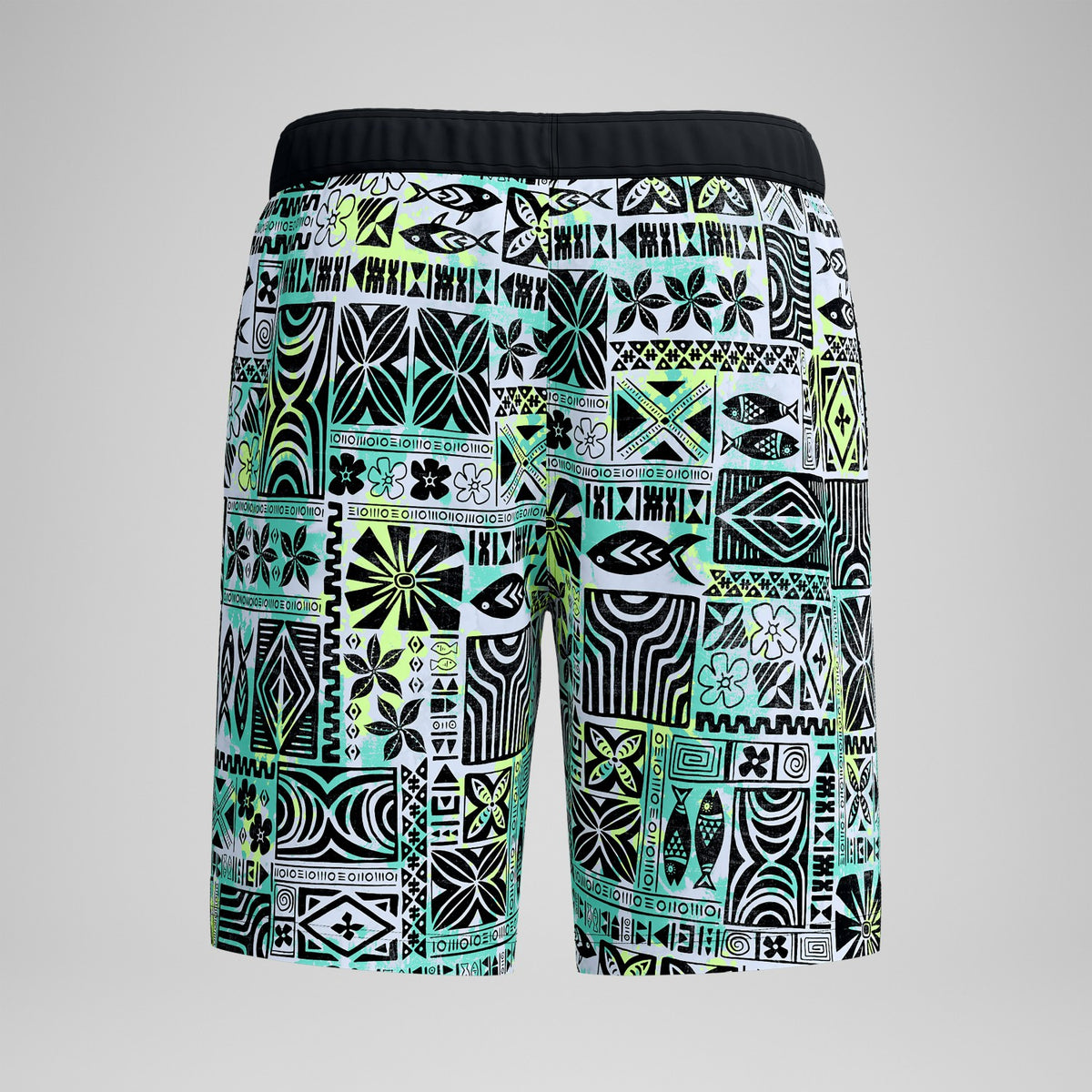 Speedo Printed Bondi Swim Shorts Black/White