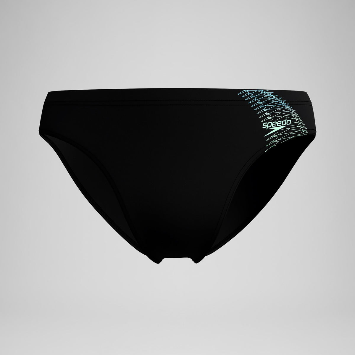 Speedo Medley Logo Brief Black/Green