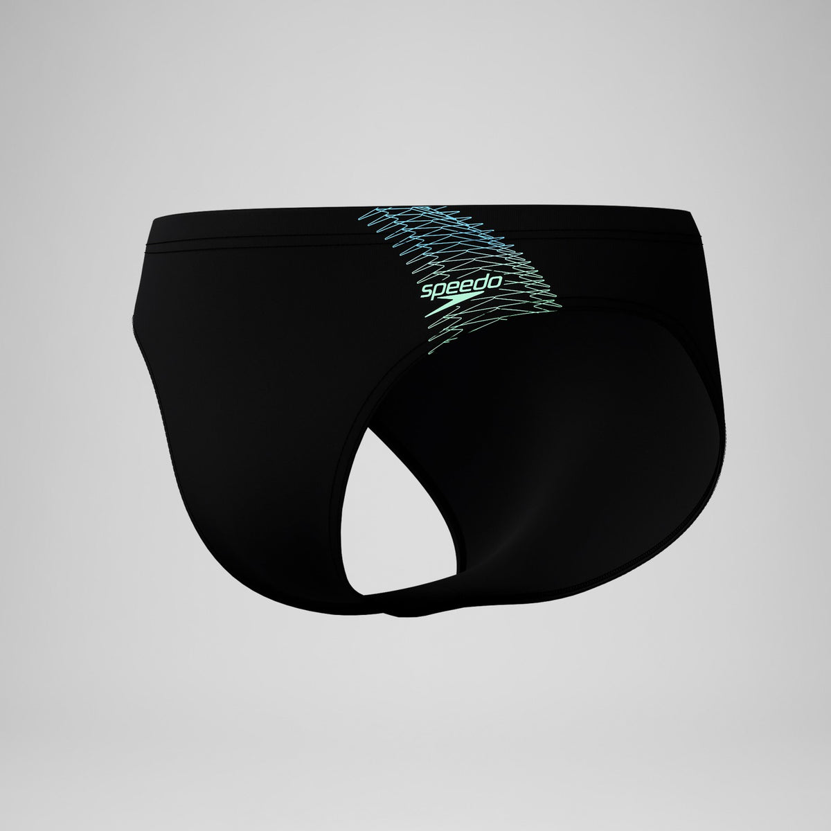 Speedo Medley Logo Brief Black/Green