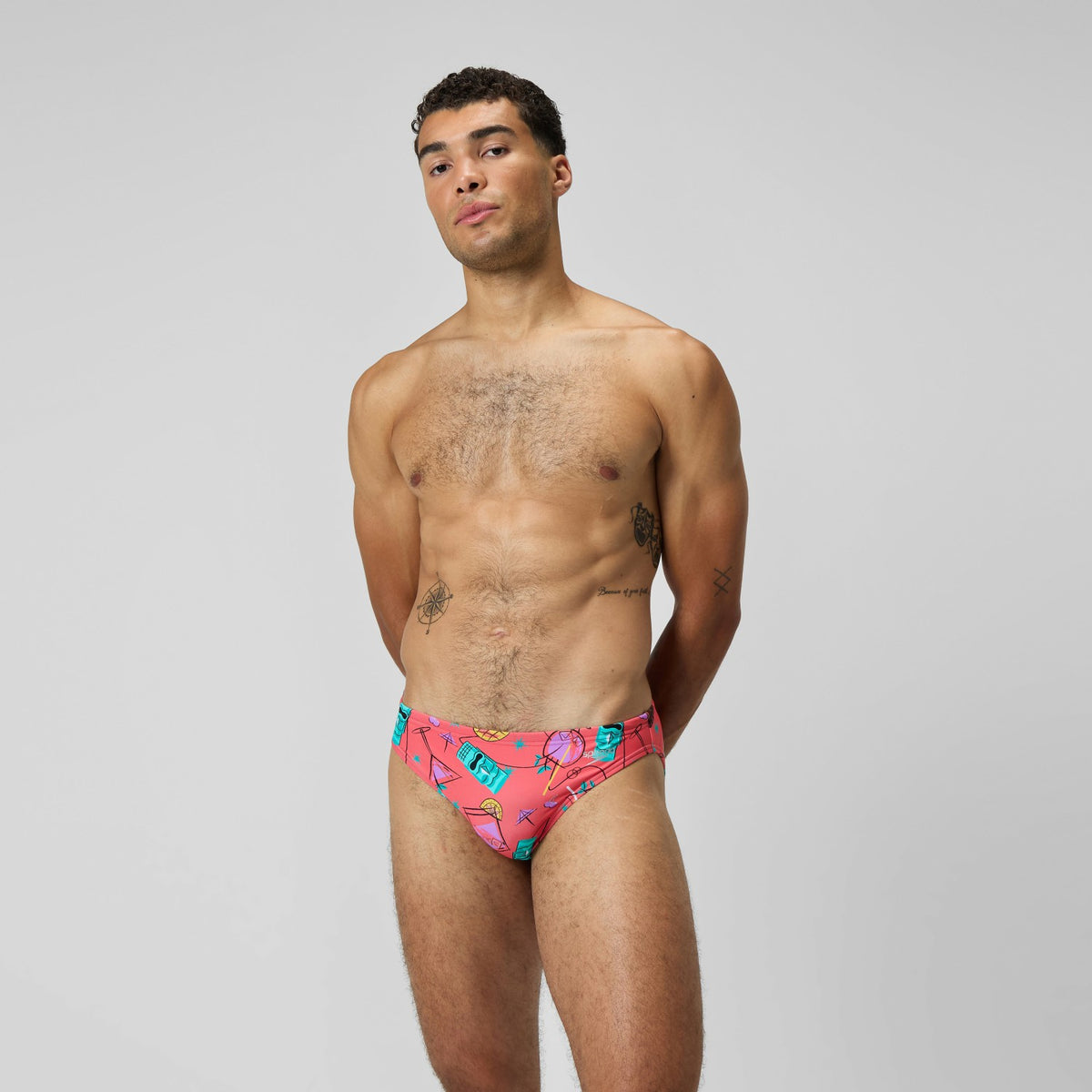 Speedo Print Beachstar Brief Orange