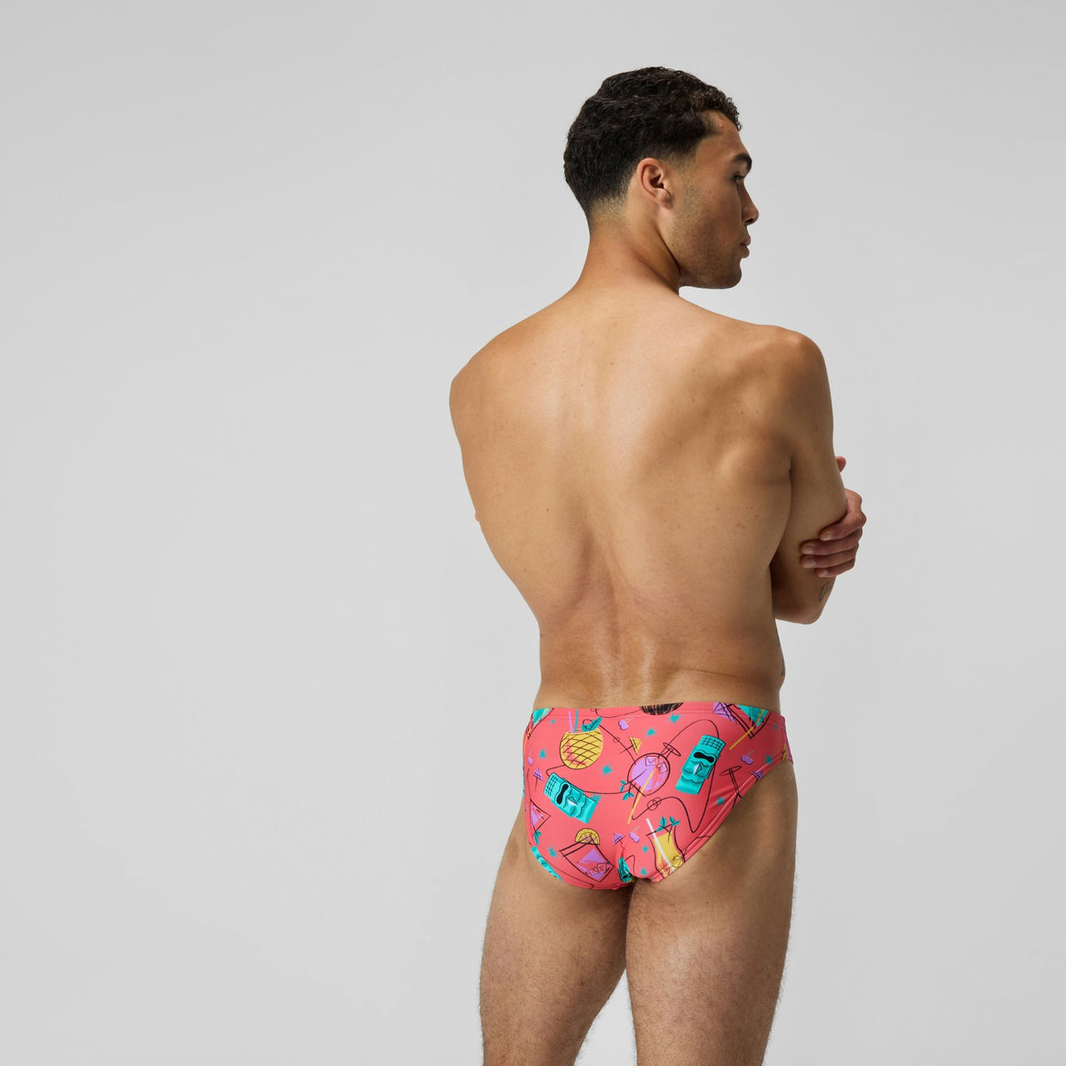 Speedo Print Beachstar Brief Orange