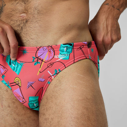 Speedo Print Beachstar Brief Orange