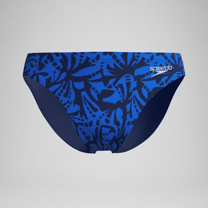 Speedo Beachstar Printed Brief Navy/Blue