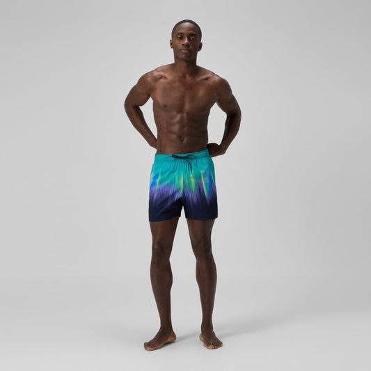 Speedo Redondo Edge Printed Swim Shorts Green/Blue