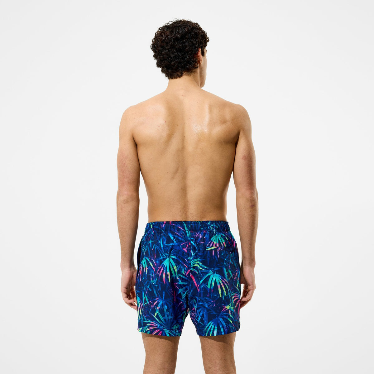 Speedo Redondo Edge Printed Swim Shorts Navy