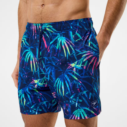 Speedo Redondo Edge Printed Swim Shorts Navy