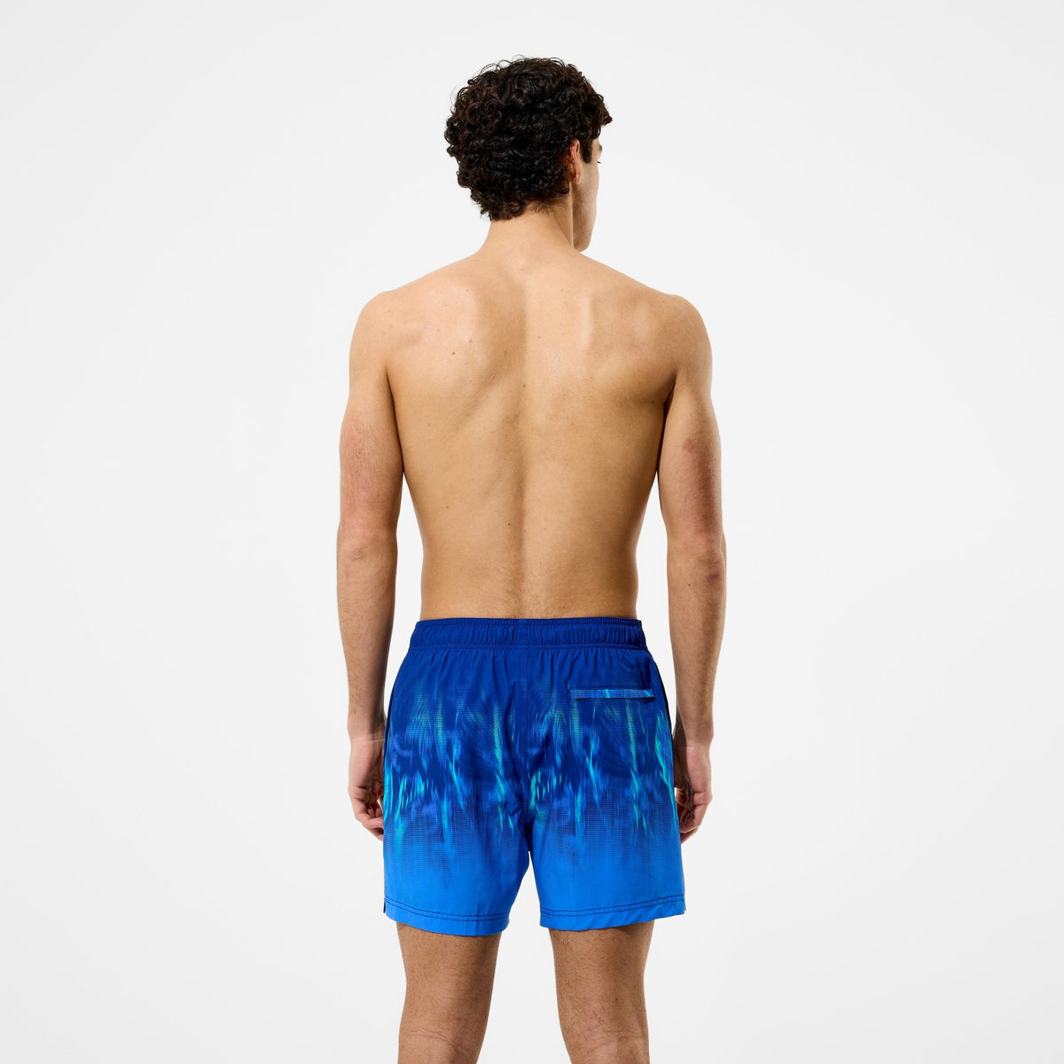 Speedo Redondo Edge Printed Swim Shorts Blue