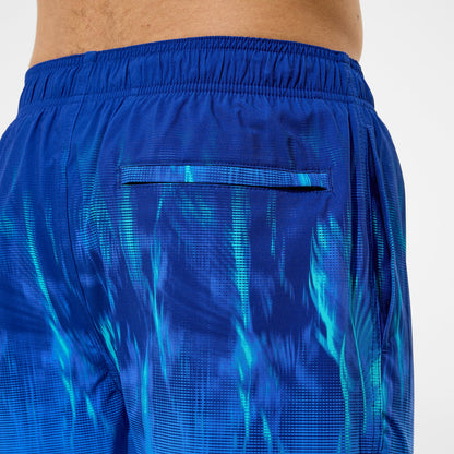 Speedo Redondo Edge Printed Swim Shorts Blue
