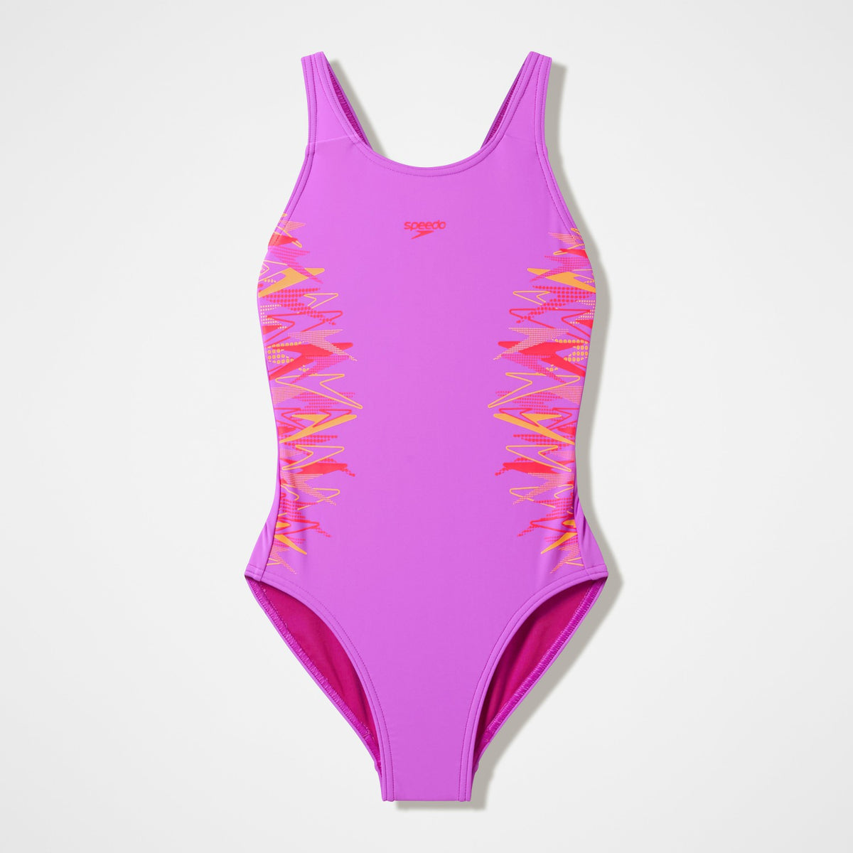 Speedo Girls Muscleback Swimsuit Pink