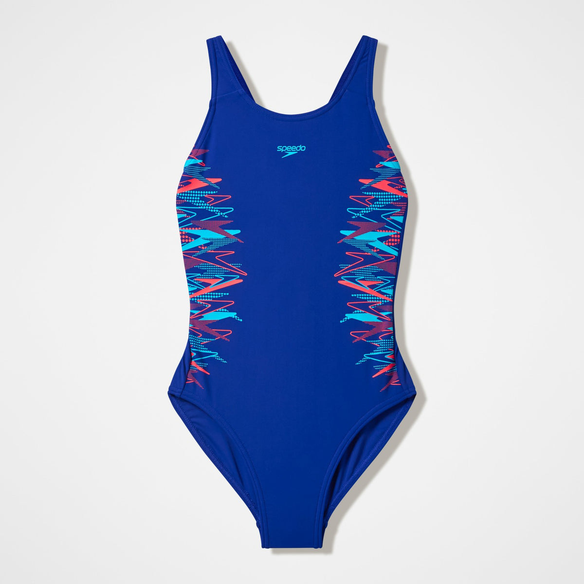 Speedo Girls Muscleback Swimsuit Blue