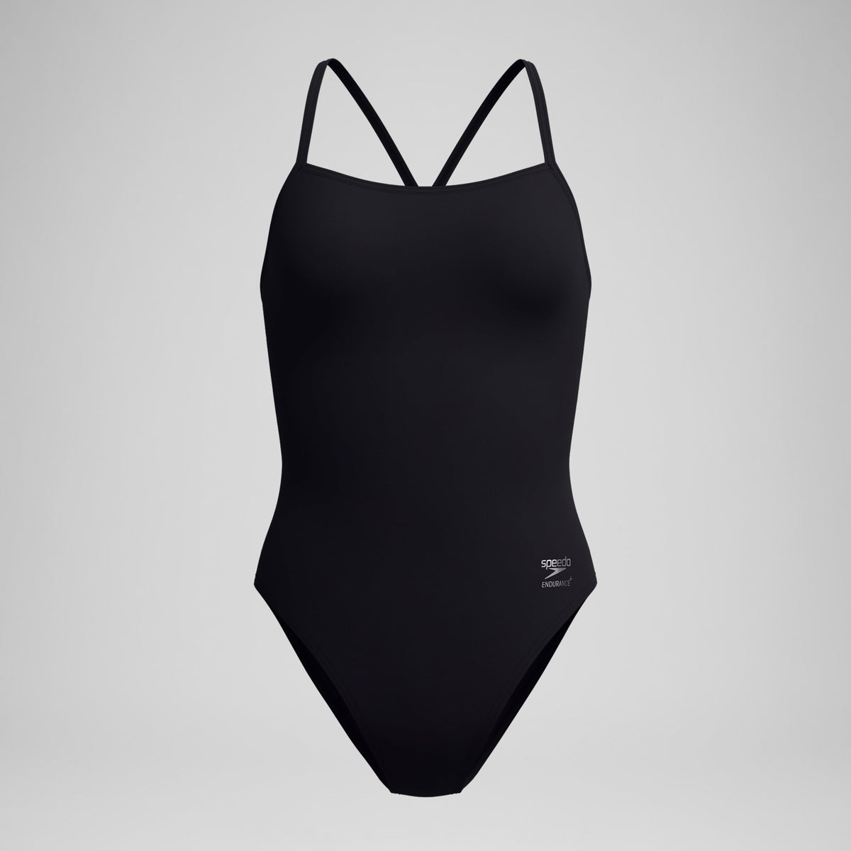 Speedo Solid V-Back 2.0 One Piece Black