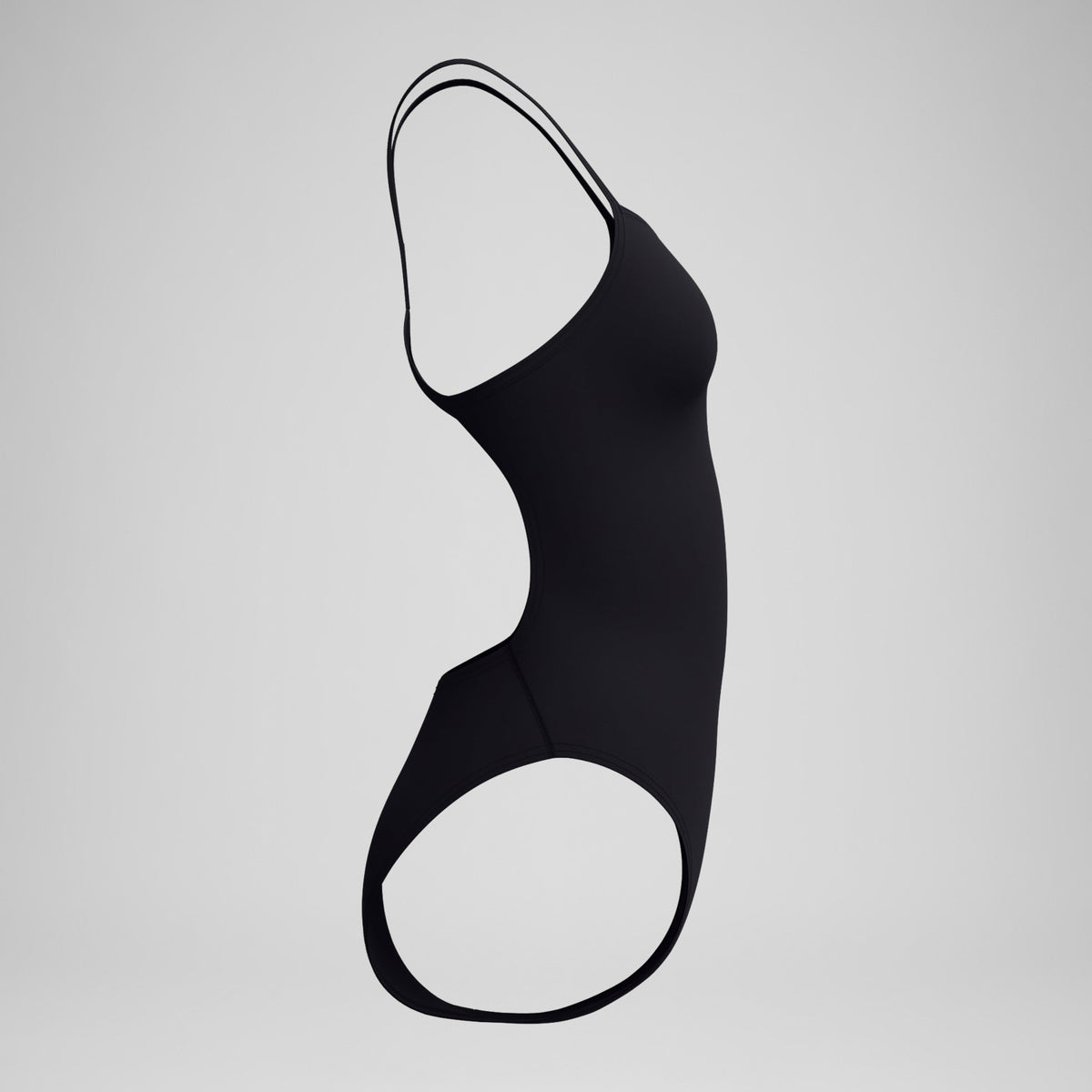 Speedo Solid V-Back 2.0 One Piece Black