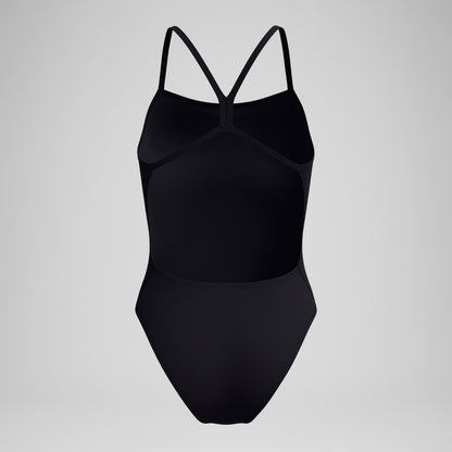 Speedo Solid V-Back 2.0 One Piece Black
