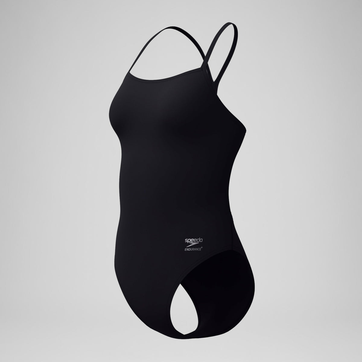 Speedo Solid V-Back 2.0 One Piece Black