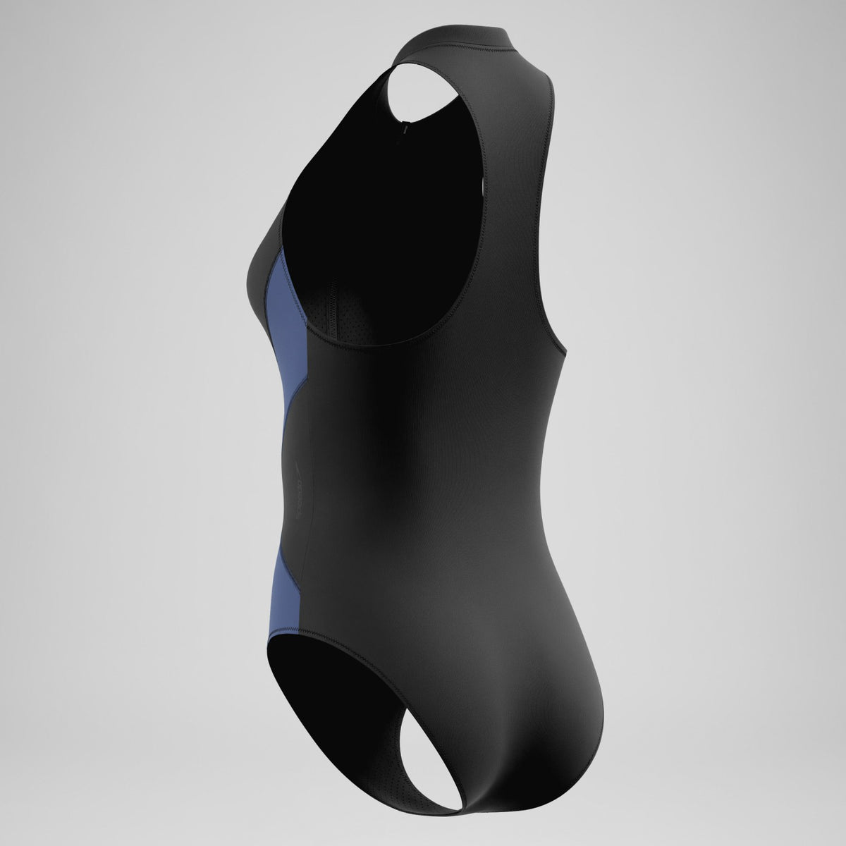 Speedo Ocean Flex Zip Swimsuit Black/Blue