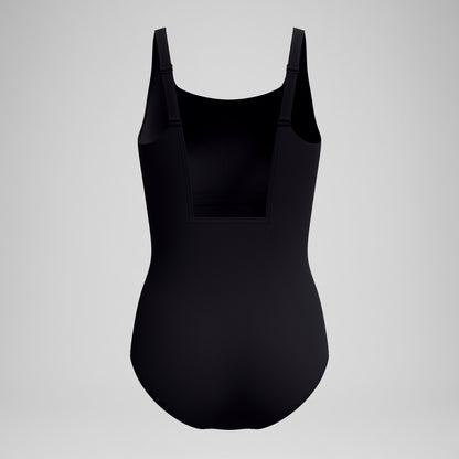 Speedo Shaping Colourblock Contour Swimsuit Black/White
