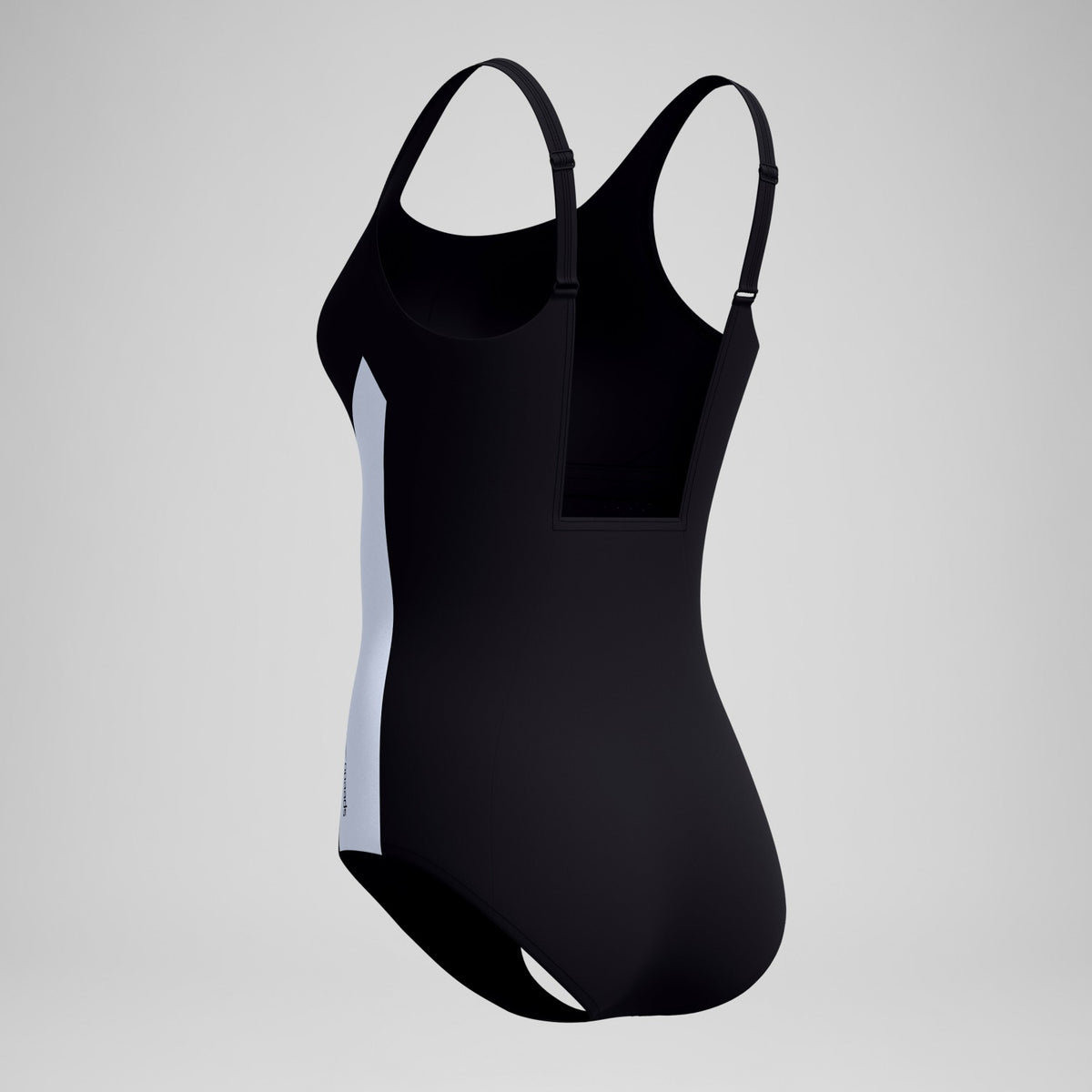 Speedo Shaping Colourblock Contour Swimsuit Black/White