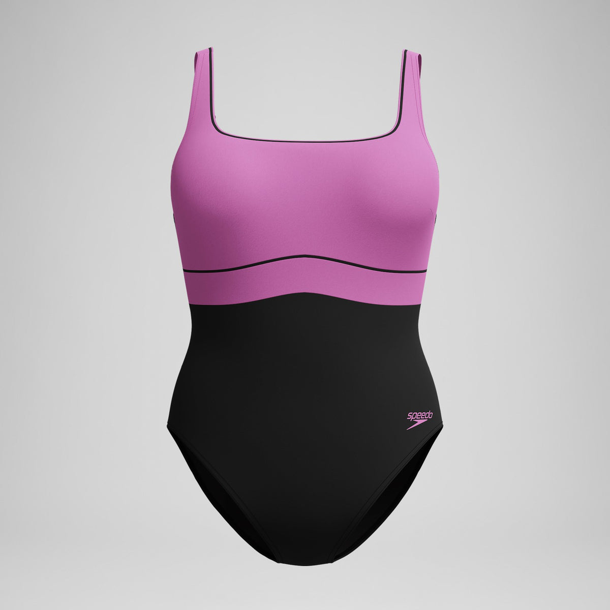 Speedo Shaping Contour Eclipse Swimsuit Black/Pink