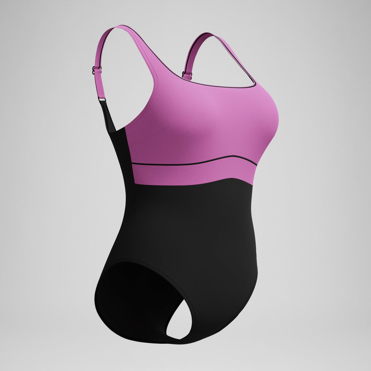 Speedo Shaping Contour Eclipse Swimsuit Black/Pink