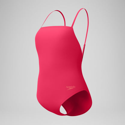 Speedo Adjustable Thinstap Swimsuit Pink