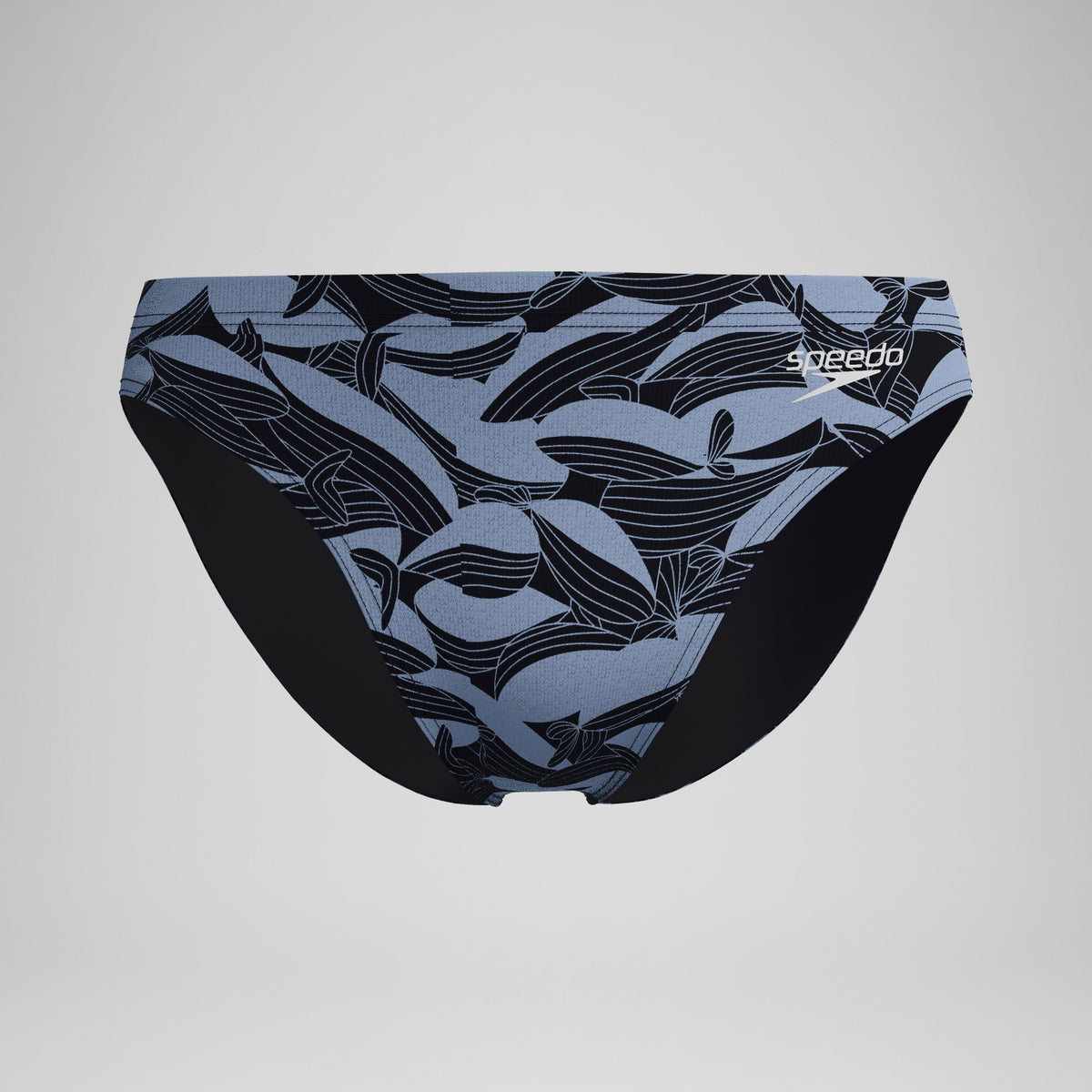 Speedo Beachstar Printed Brief Black/Grey