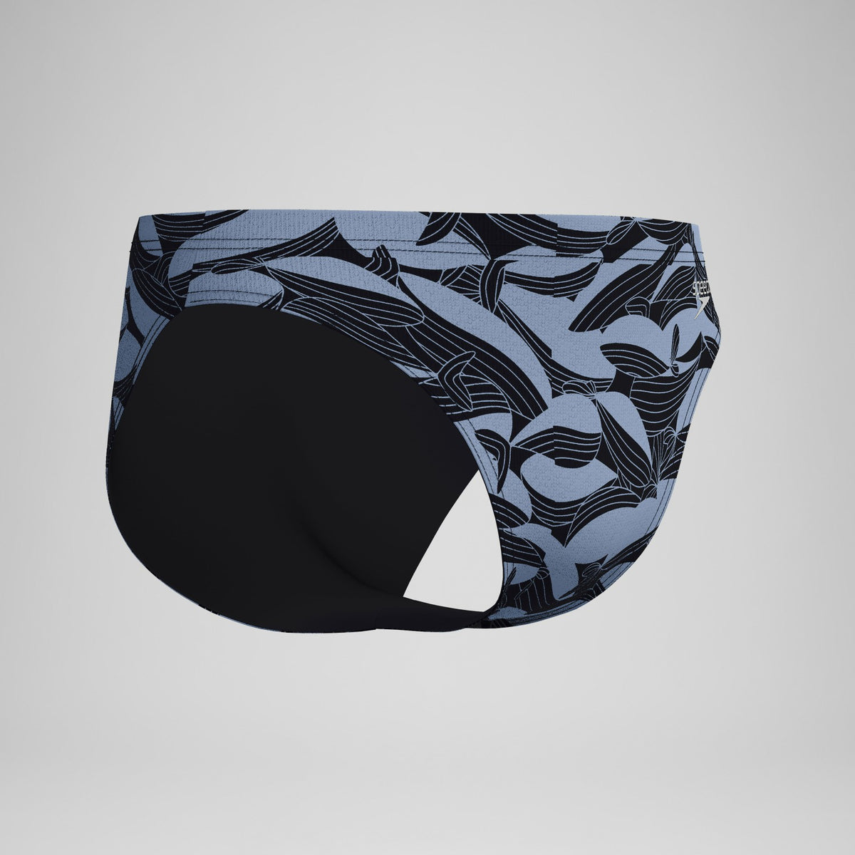 Speedo Beachstar Printed Brief Black/Grey