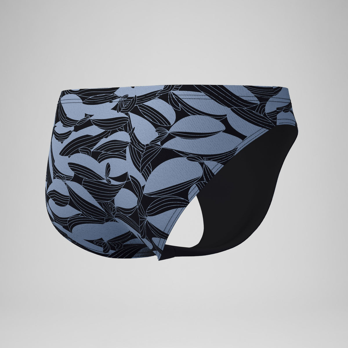 Speedo Beachstar Printed Brief Black/Grey