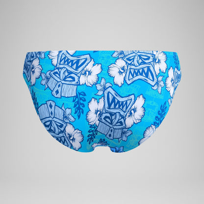 Speedo Print Beachstar Brief Light Blue/White