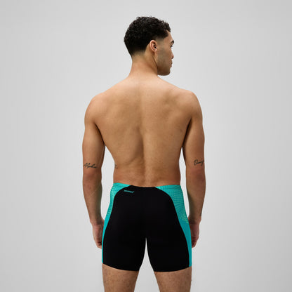 Speedo Endurance+ MAX Splice Mid Jammer Black/Turquoise